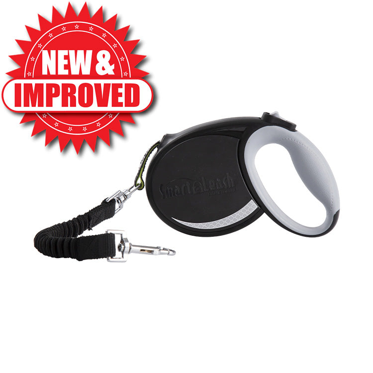 New&Improved Smart Leash Large Black on a white background