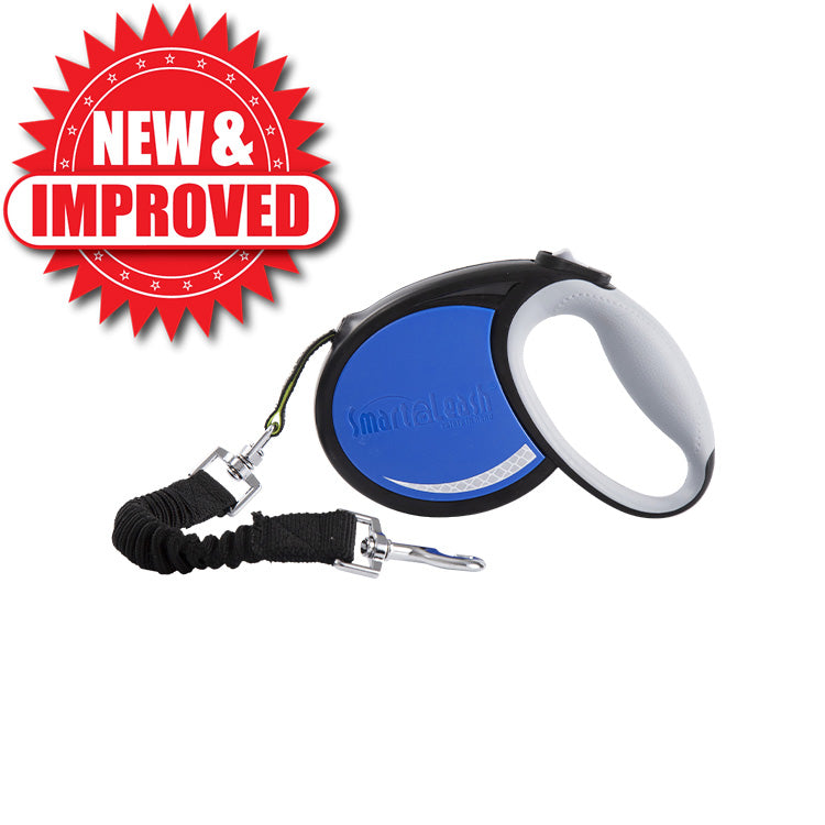 New&Improved Smart Leash Large Blue on a white background