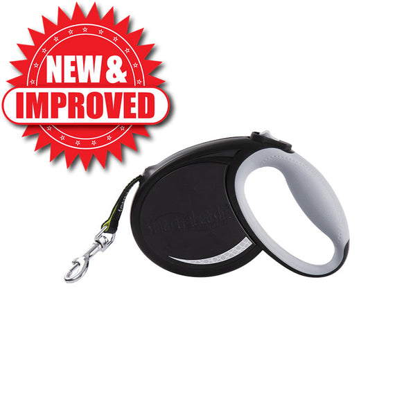 New&Improved Small Smart Leash Black on a white background